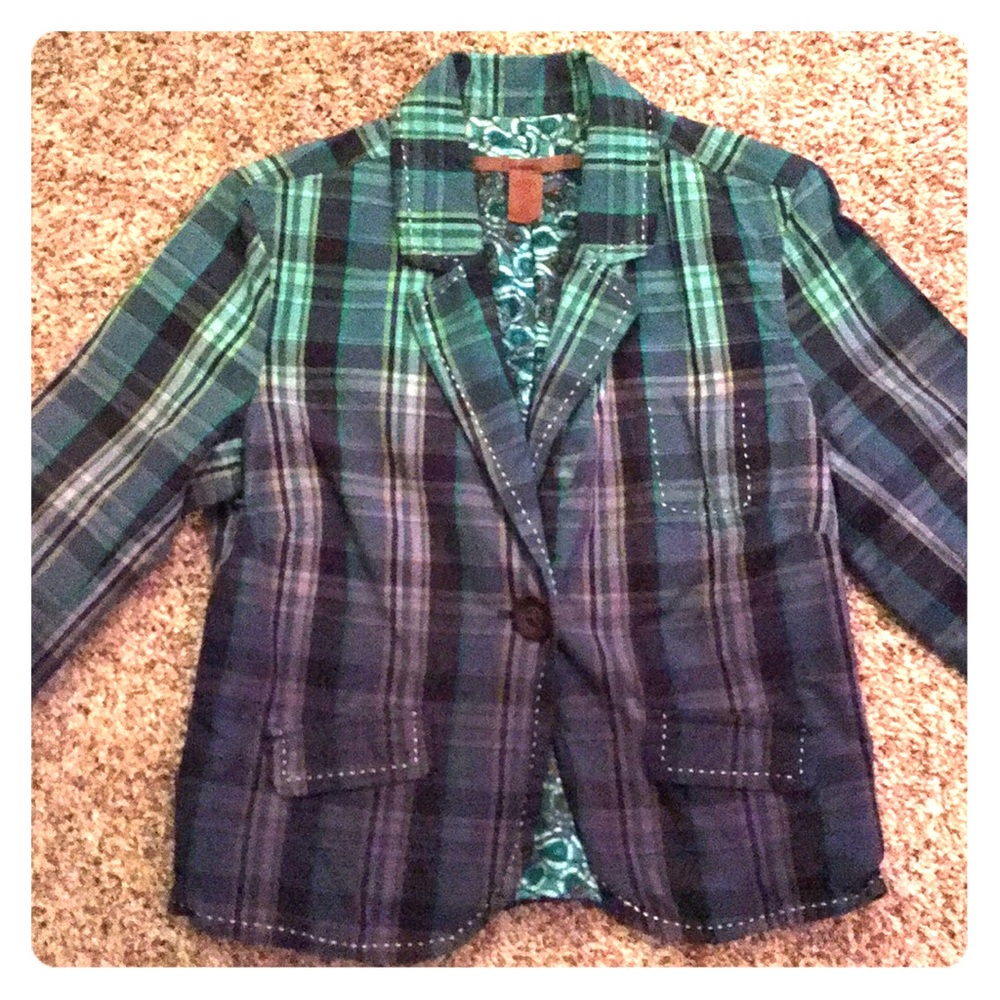 Plaid Old Navy Blazer